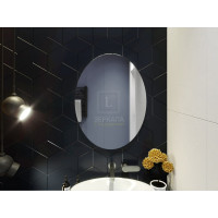 Овальное зеркало в ванну с подсветкой Априка 70х100 см